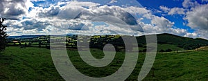 A view of the Shropshire Countryside near Caer Caradoc photo