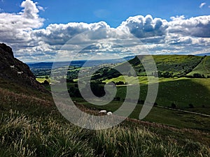 A view of the Shropshire Countryside near Caer Caradoc photo