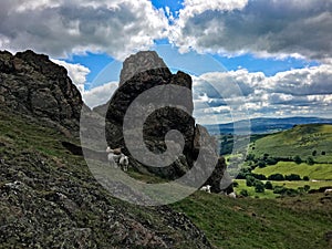 A view of the Shropshire Countryside near Caer Caradoc photo