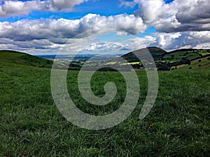 A view of the Shropshire Countryside near Caer Caradoc photo