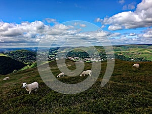 A view of the Shropshire Countryside near Caer Caradoc photo