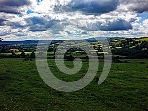 A view of the Shropshire Countryside near Caer Caradoc photo