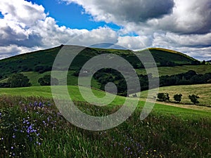 A view of the Shropshire Countryside near Caer Caradoc photo