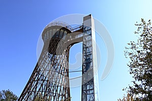 View at Shukhov Tower as well Bukhara tower in Bukhara, Uzbekistan, Central Asia