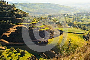 View of sicilian countryside