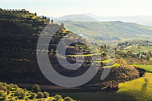 View of sicilian countryside