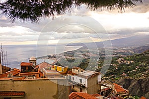 View on Sicily, Italy