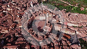 View of Siena City Brunello Italy