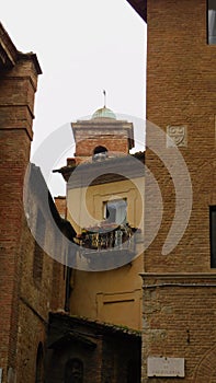 View on Siena streets