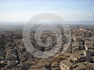 View of Siena, Tuscany, Italy
