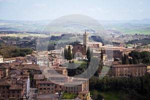 View of Siena, Tuscany, Italy