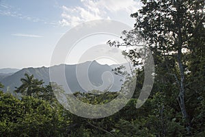 A view in the Sierra Maestra valley. photo