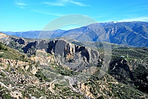 Sierra Nevada mountains, Lanjaron, Spain. photo