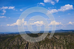 View of the Sil canions Cliffs