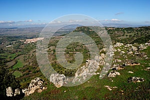 View of Siligo town from Monte Pelao photo