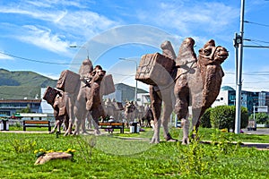 Silk Road Complex Monument in Ulan-Bator, Mongolia