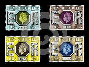 Wonderful  colourful UK postage stamps