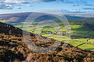 View from the Simon's Seat in the Yorkshire Dales