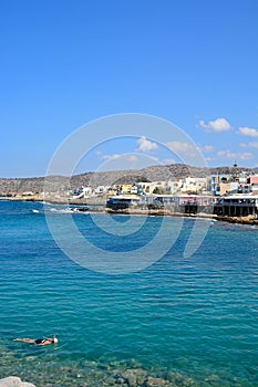 View of Sissi town and sea.