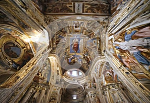 A view of the Sistine Chapel in the Vatican