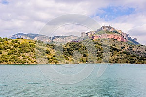 View of Siurana Dam Lake, Spain