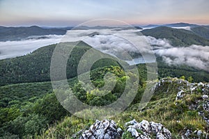 Pohled z hory Sivec na Slovensko