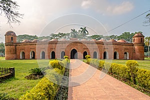 View at the Sixty Dome Mosque in Bagerhat - Bangladesh