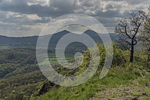 View from Skalky point over Labe river