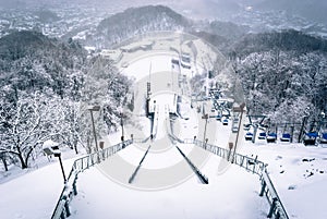 View from ski jump in Sapporo