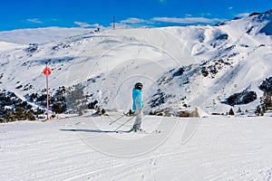 View of Ski resort GrandVallira. Views of the Pyrenees mountains. Rest with the whole family and friends. Andorra