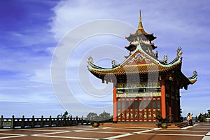 View on sky Chin Swee temple