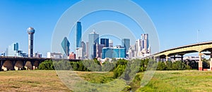 A View of the Skyline of Dallas, Texas