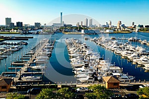 View of the skyline and Frank S. Farley State Marina from the Go photo