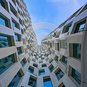 View of a skyscraper at Breitscheidplatz in Berlin