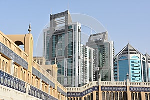 View of skyscrapers in Sharjah, UAE
