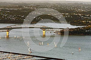 View from skytower , New Zealand