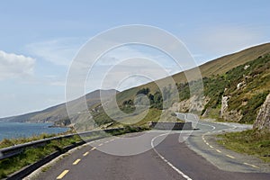 View of Slea Head Drive on the Dingle Peninsula in County Kerry, Ireland