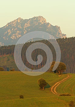 View of a Slovakian landscape