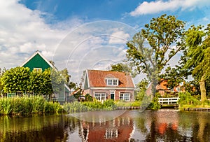 View at the small Dutch village of Ransdorp