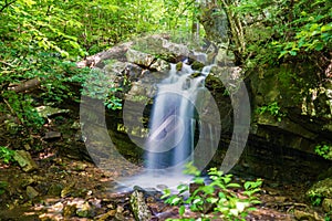 View of a Small Hidden Waterfall