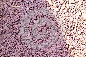View of small stones on ground, stone background, pebble background, pebble textures