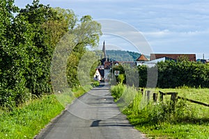 View of the small town of Neustadt