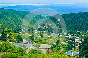 View of small village Dharamkot in India