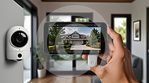 Smart home security system with AI-driven camera surveillance