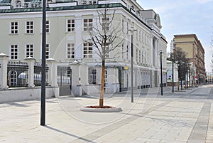 View of Smolenskiy bulvar street