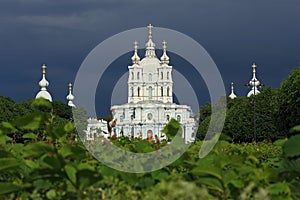 View of the Smolny Cathedral.