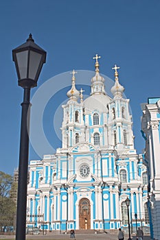 View of the Smolny Cathedral photo