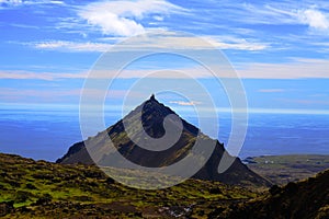 View from Snaefellsjokull mountain, Iceland