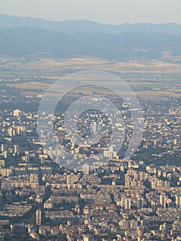 View of Sofia city