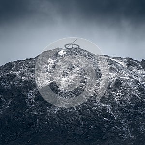 View of the solar viewpoint of Triataina, Andorra